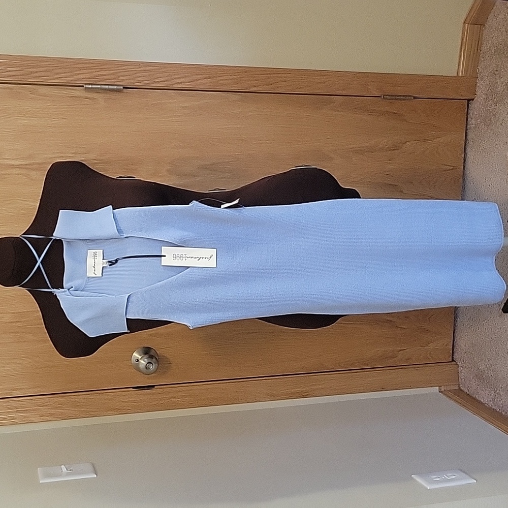 Knit Dress Freshman Sky Blue